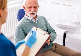 older patient having a consultation